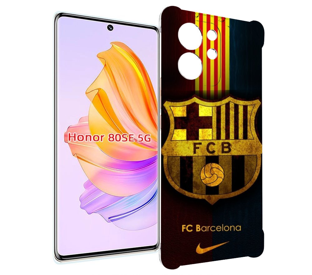 

Чехол MyPads фк барселона мужской для Honor 80 SE, Прозрачный, Tocco