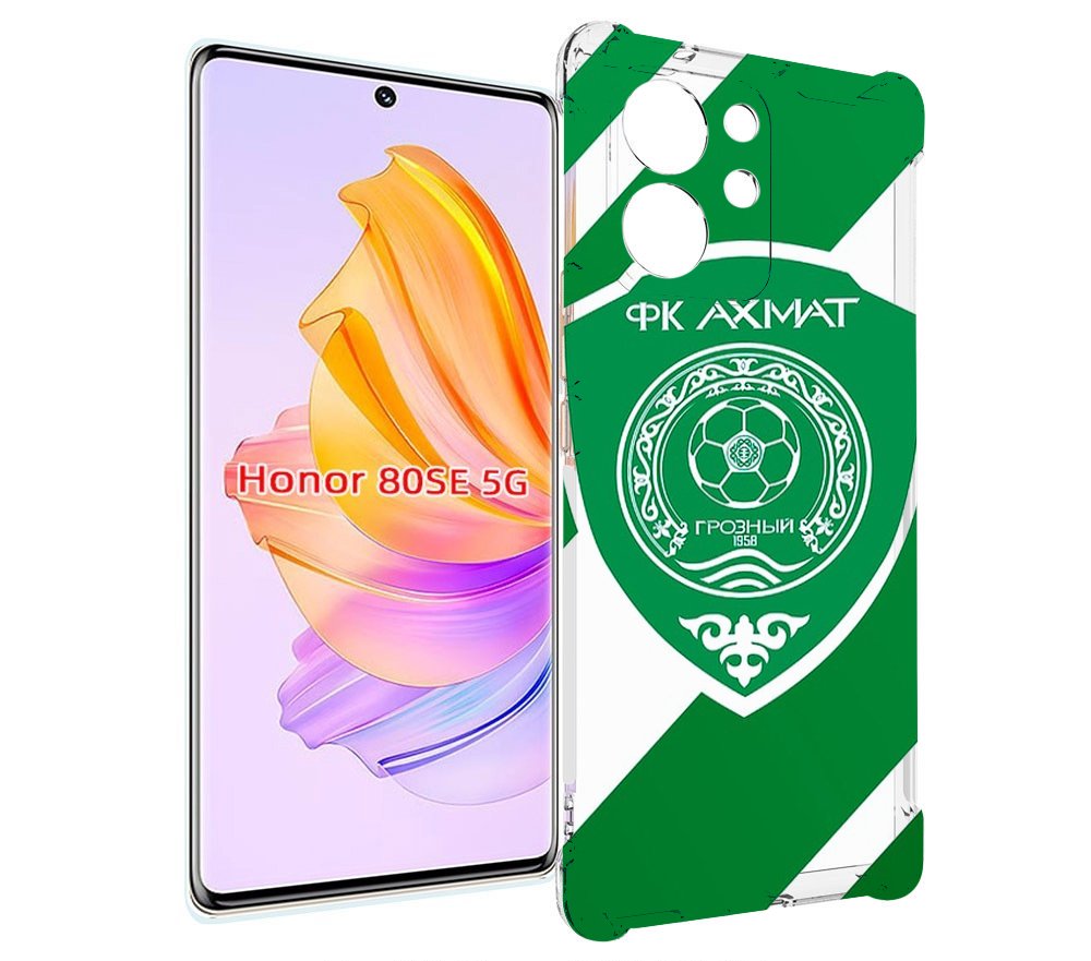 

Чехол MyPads фк ахмат грозныи мужской для Honor 80 SE, Прозрачный, Tocco