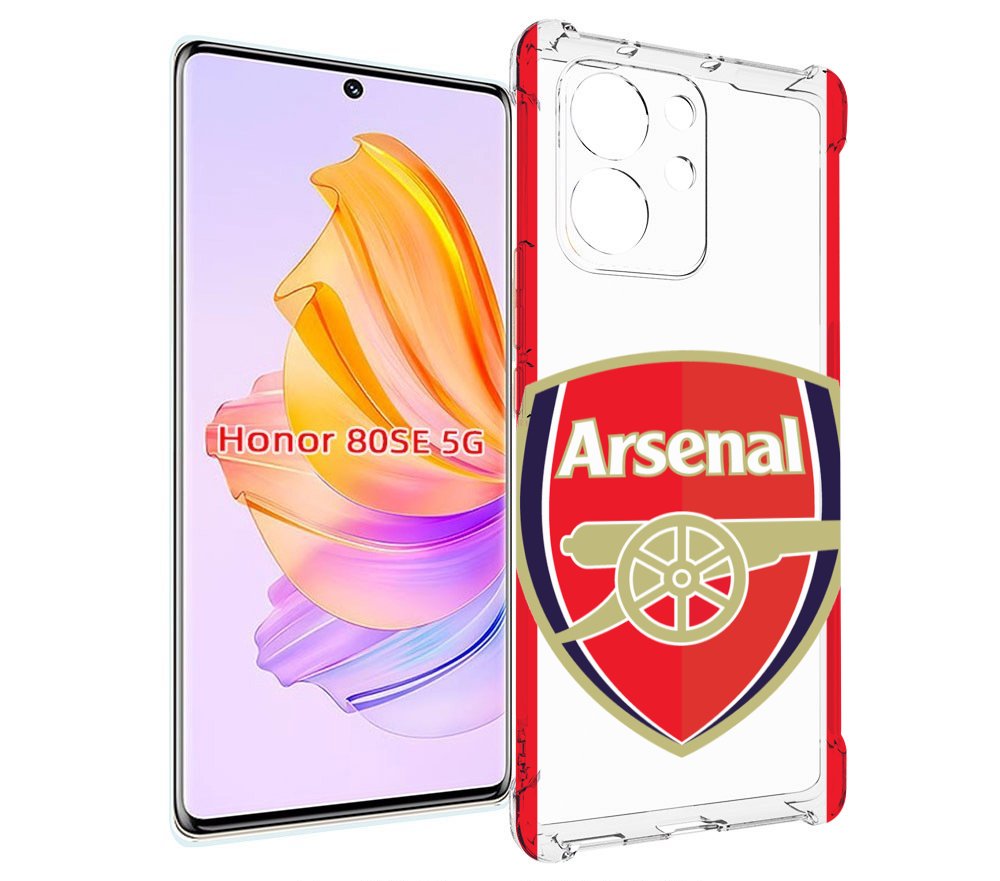 

Чехол MyPads фк арсенал лондон мужской для Honor 80 SE, Прозрачный, Tocco