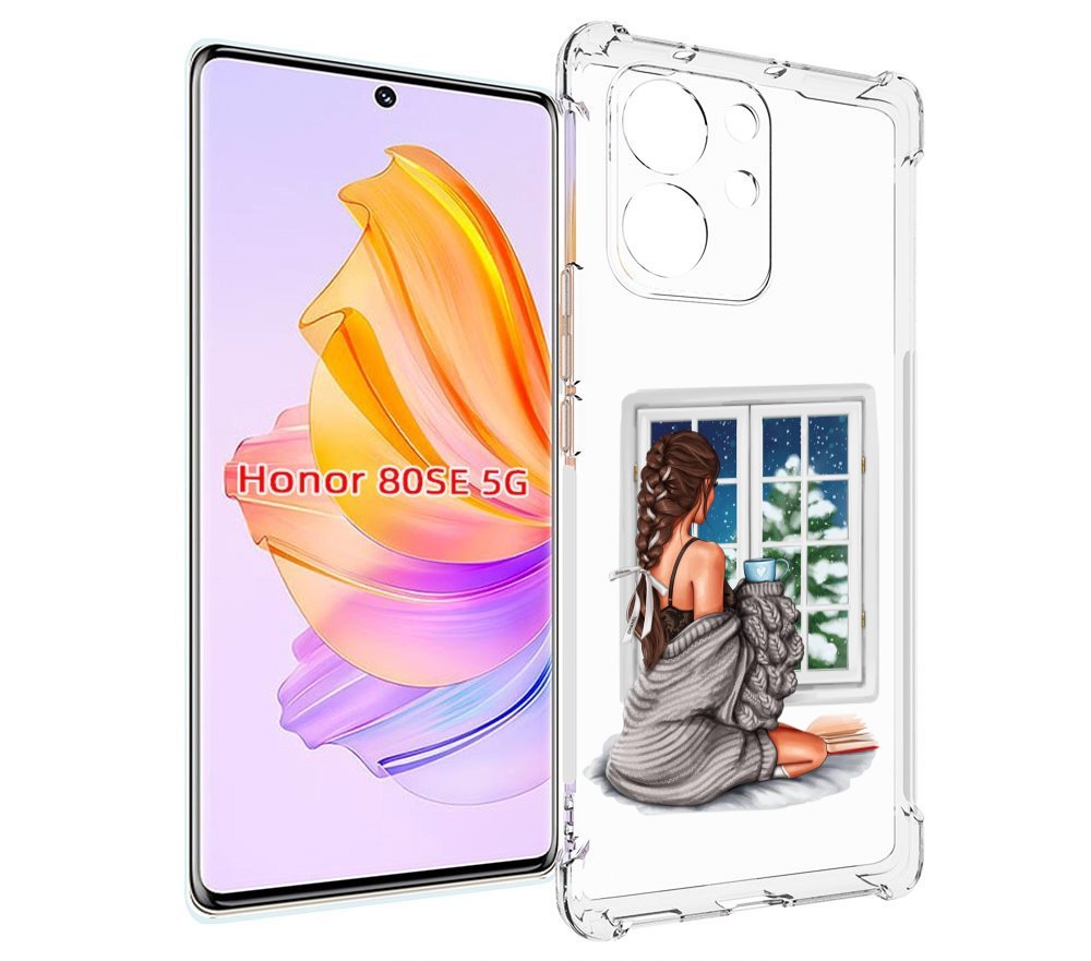 

Чехол MyPads уютное-зимнее-окно женский для Honor 80 SE, Прозрачный, Tocco