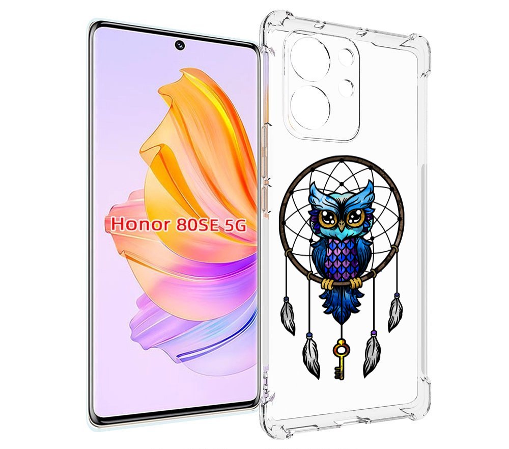 

Чехол MyPads умная-фиолетовая-сова для Honor 80 SE, Прозрачный, Tocco