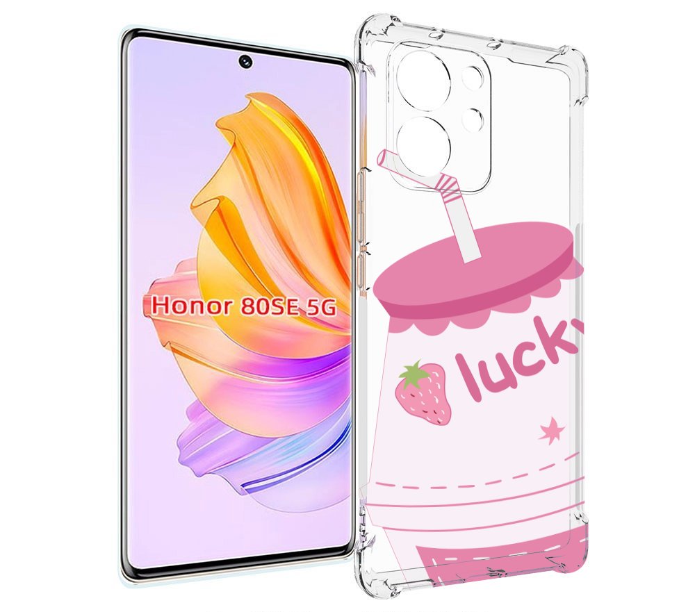 

Чехол MyPads удачный-напиток для Honor 80 SE, Прозрачный, Tocco