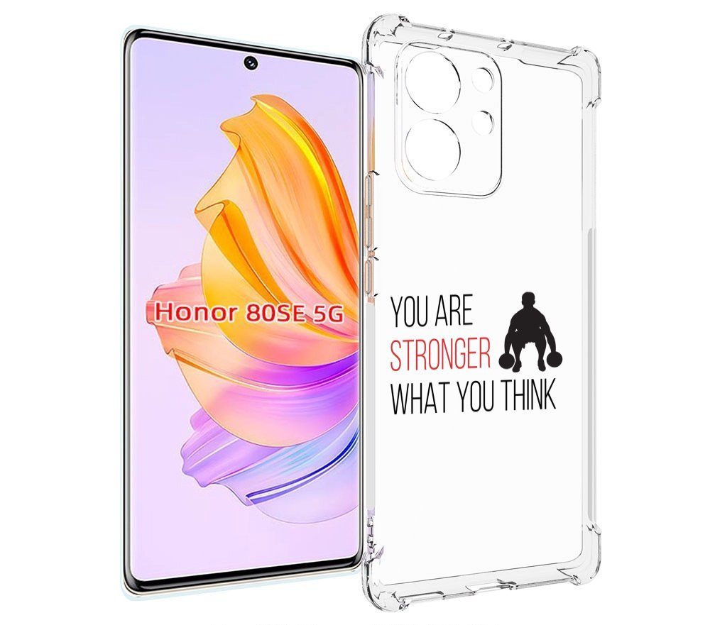 

Чехол MyPads ты-сильнее-чем-думаешь для Honor 80 SE, Прозрачный, Tocco