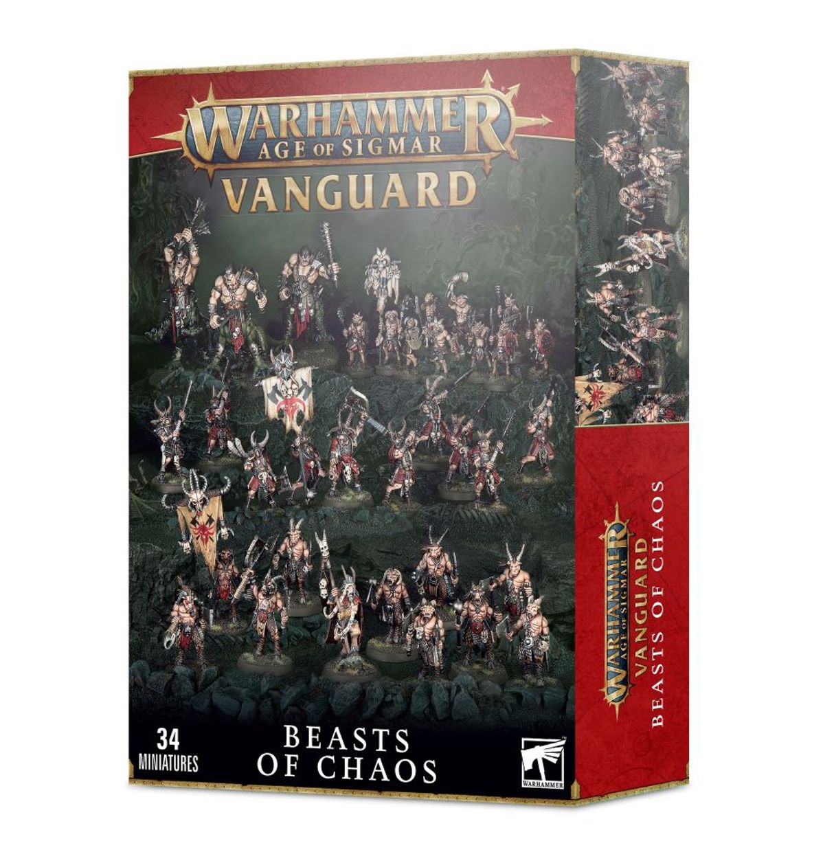 

Миниатюры для игры Games Workshop Warhammer Age of Sigmar: Vanguard - Beasts of Chaos, Vanguard - Beasts of Chaos
