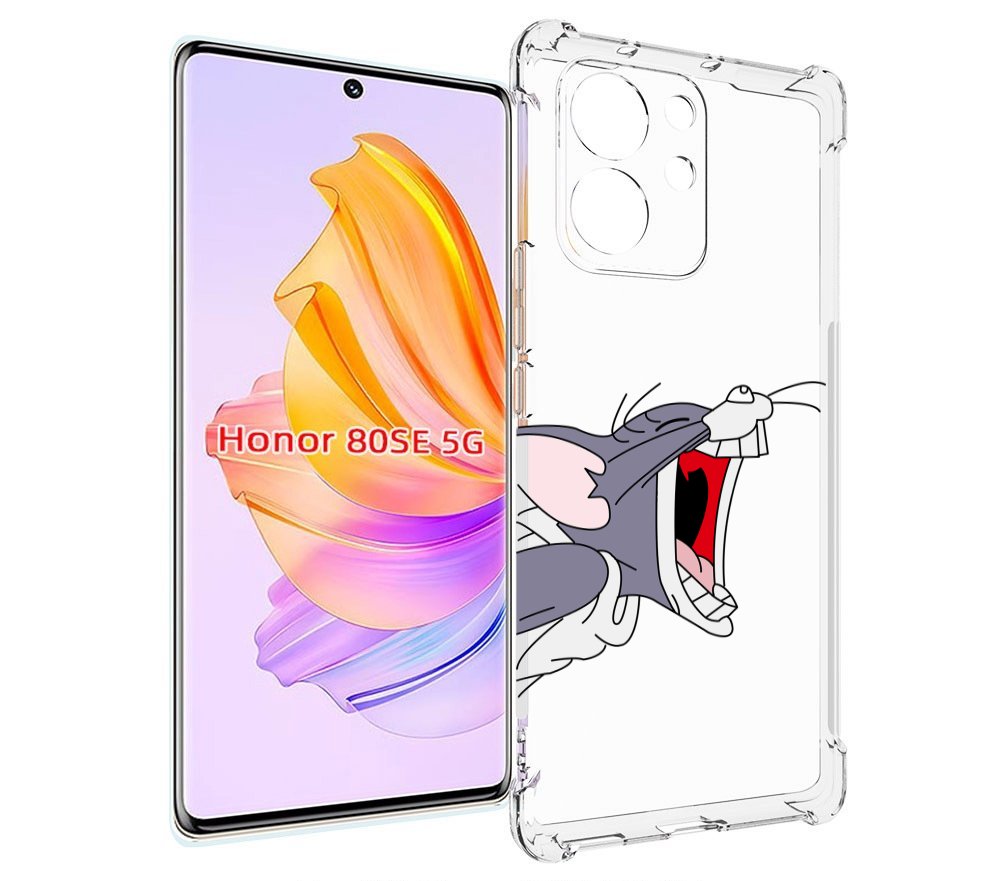 

Чехол MyPads том-голодный для Honor 80 SE, Прозрачный, Tocco