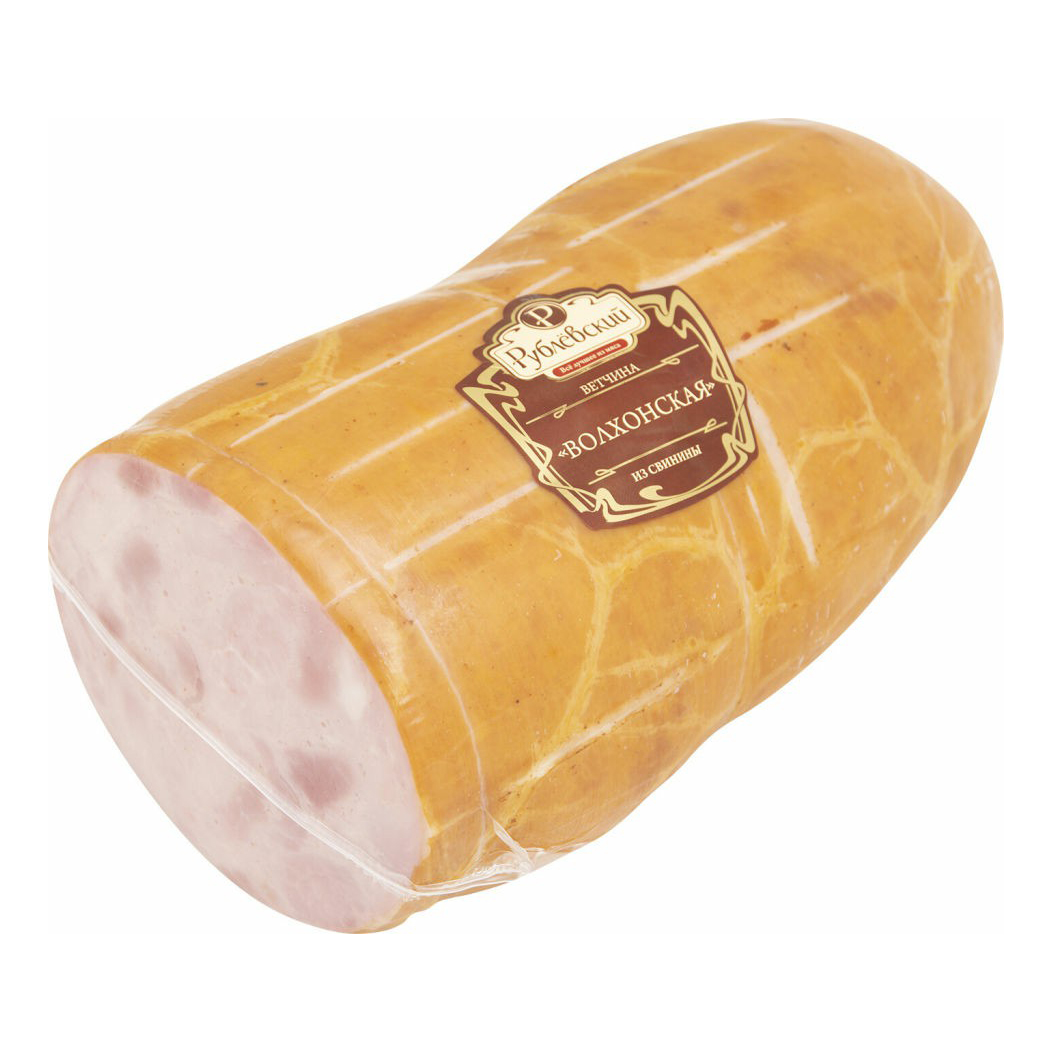 

Ветчина свиная вареная Рублевский Волхонская +-400 г