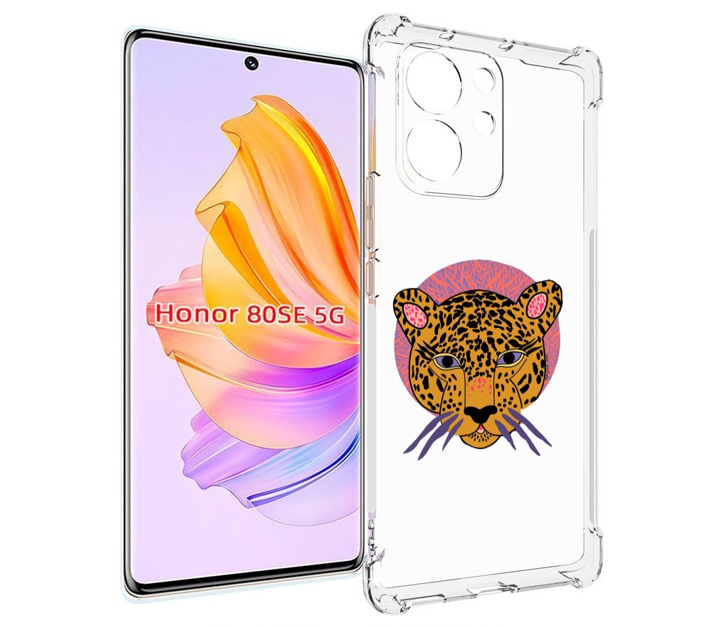 

Чехол MyPads тигр-в-кругу для Honor 80 SE, Прозрачный, Tocco