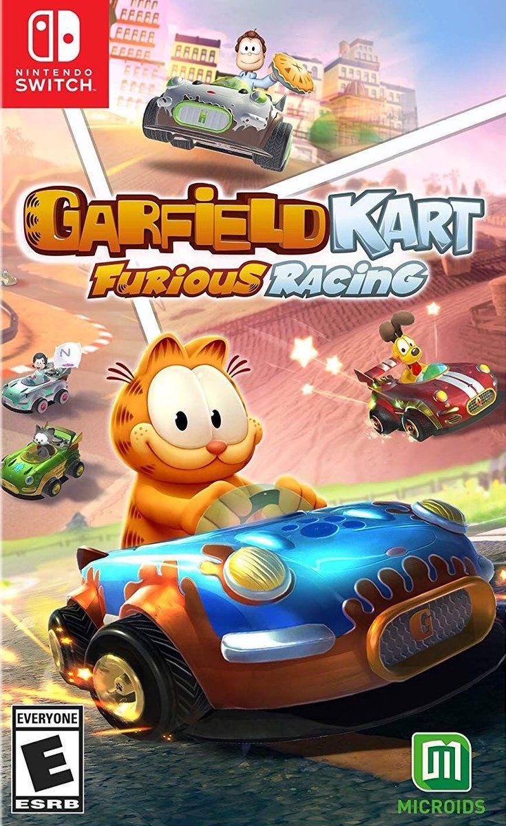 фото Игра garfield kart: furious racing (switch) microids