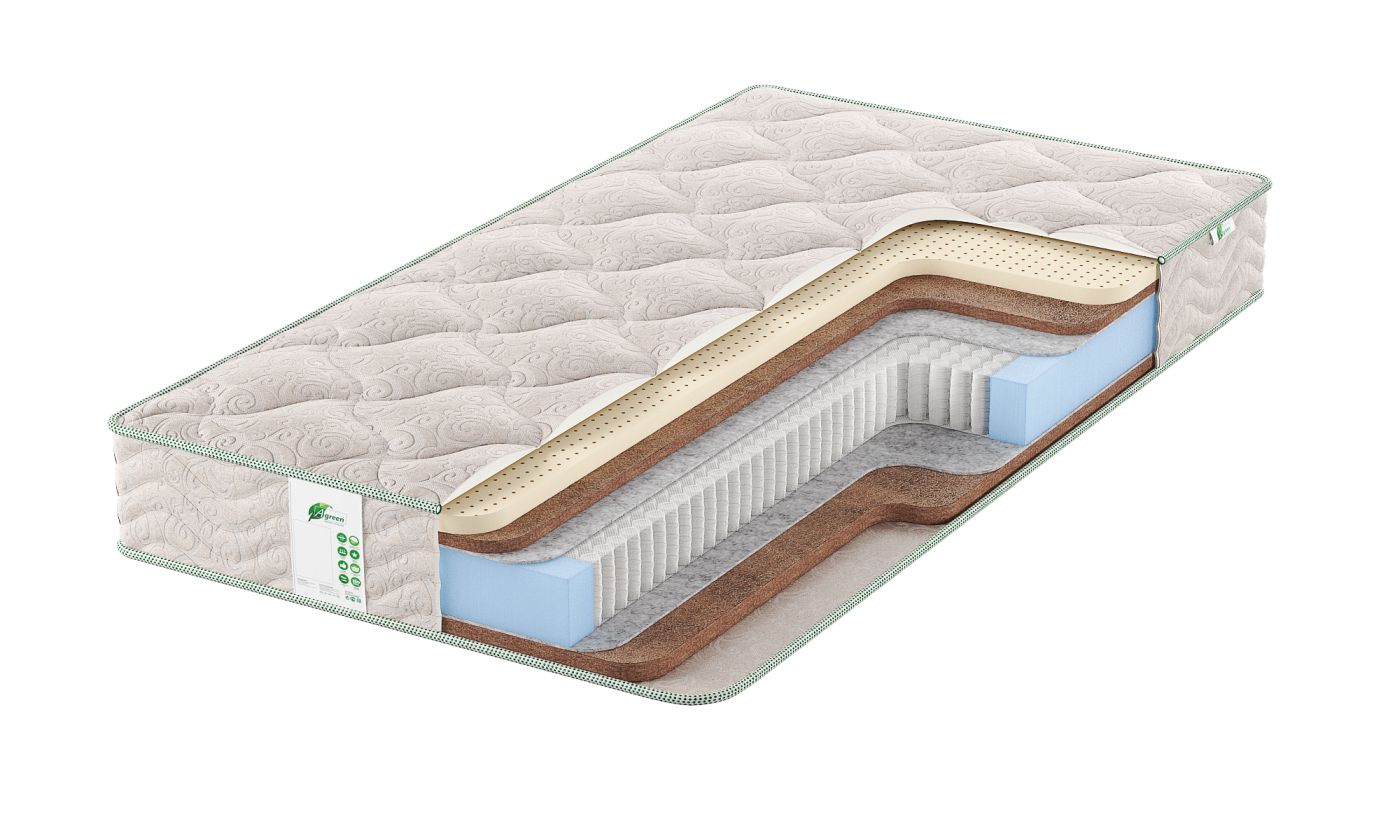 Матрас анатомический пружинный Agreen Try Osaka 90х200х23