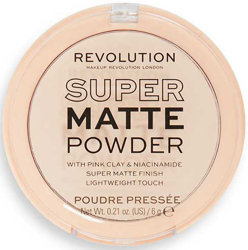Купить Матирующая пудра для лица Revolution Makeup Super Matte Pressed Powder Translucent, Makeup Revolution