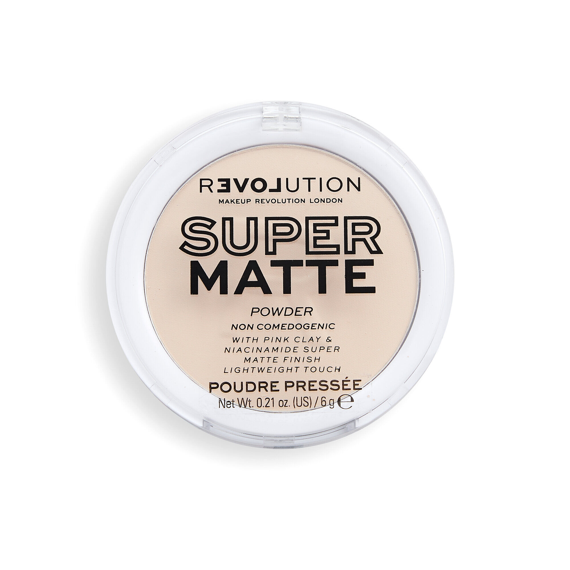фото Revolution makeup - матирующая пудра для лица super matte pressed powder translucent makeup revolution