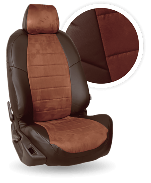 

Авточехлы Автопилот Ford Focus II Comfort Алькантара / Шоколад + Шоколад