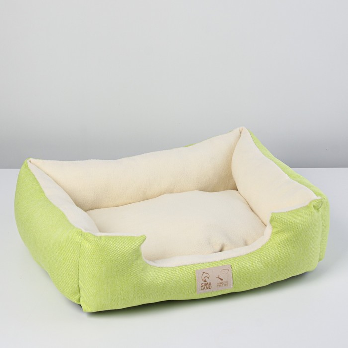 

Лежанка для кошек и собак салатовая, 45х35х11 см