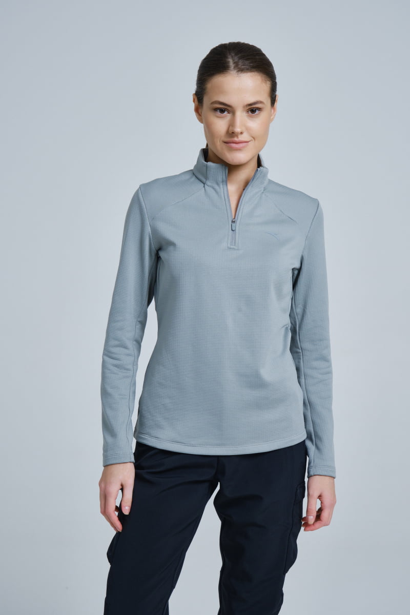 

Лонгслив женский Anta OUTDOORS 862346401 серый XL, OUTDOORS 862346401