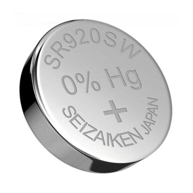 Батарейка для часов Seizaken 371 SR920SW Silver Oxide 1.55V, в блистере 1 шт. 600010410445