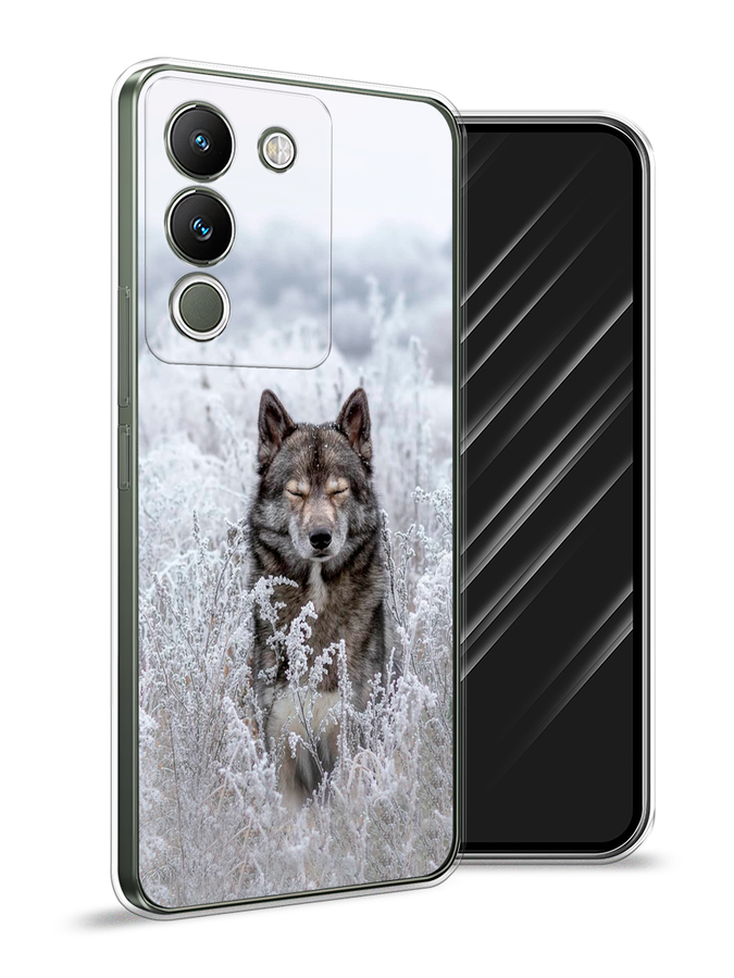 

Чехол Awog на Vivo V29e 5G "Волк в поле", Белый;черный, 269650-1