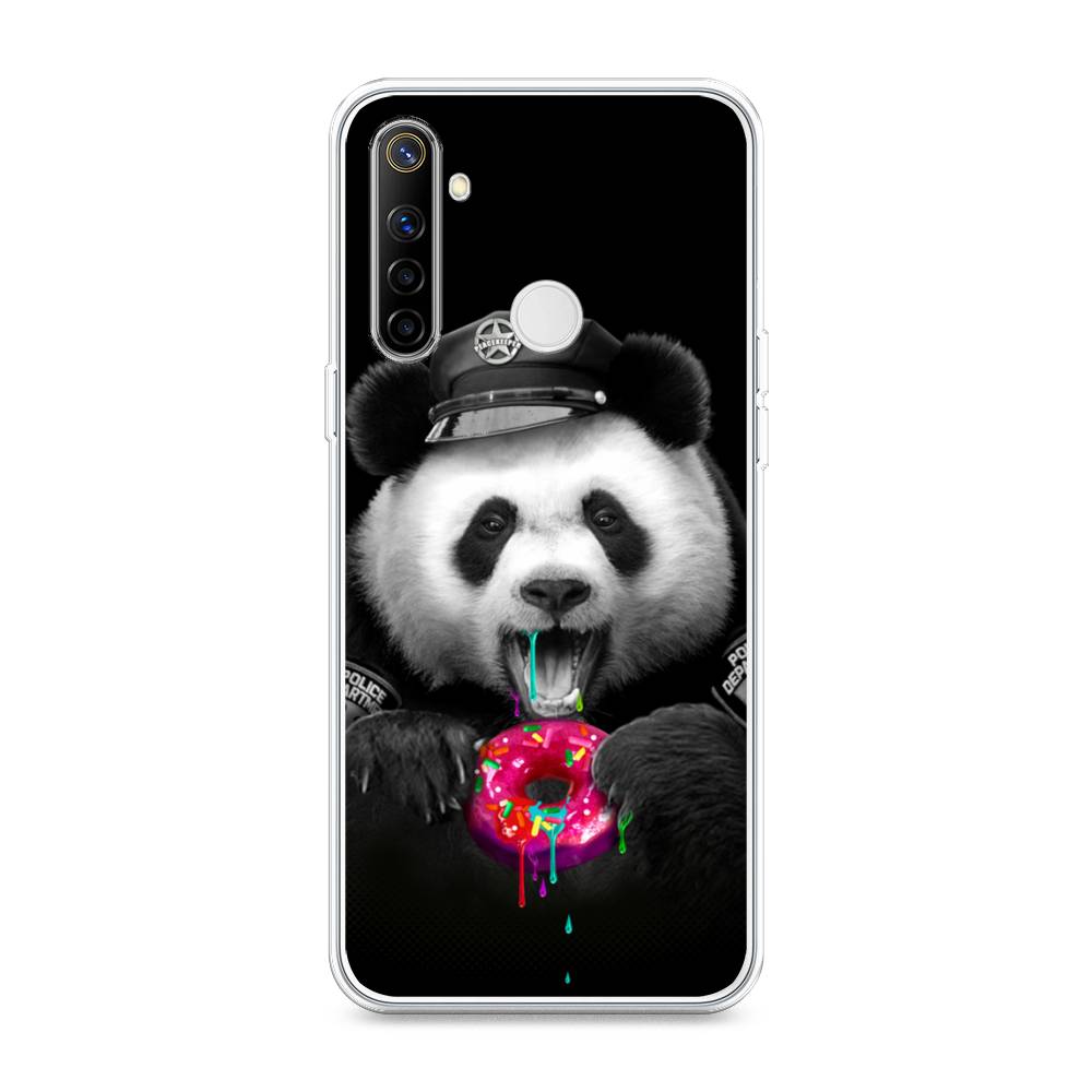 

Чехол Awog на Realme 6i "Панда police", Разноцветный, 252950-2