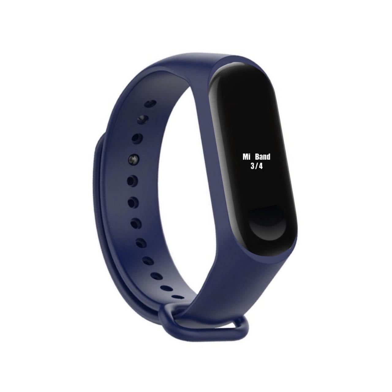 

Ремешок для фитнес-браслета Xiaomi Mi Band 3 / 4 Синий, для фитнес-браслета Xiaomi Mi Band 3 / 4