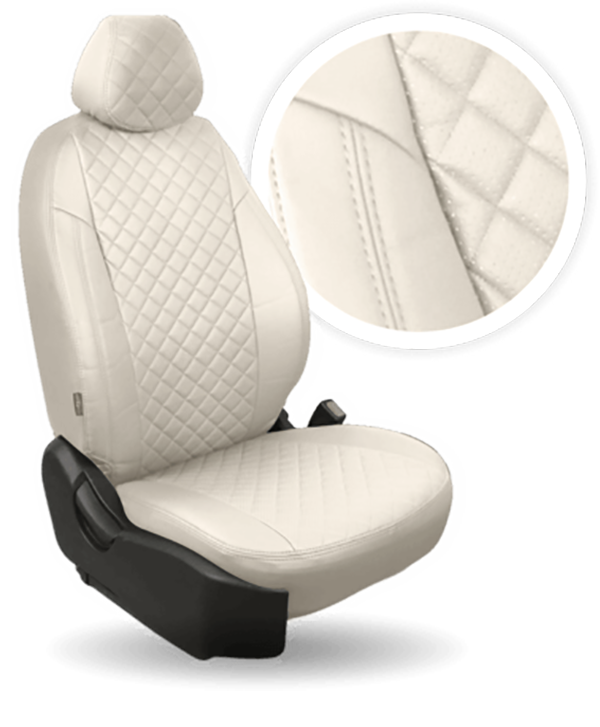 

Авточехлы Автопилот Ford Focus II Comfort Ромб / Бежевый + Бежевый
