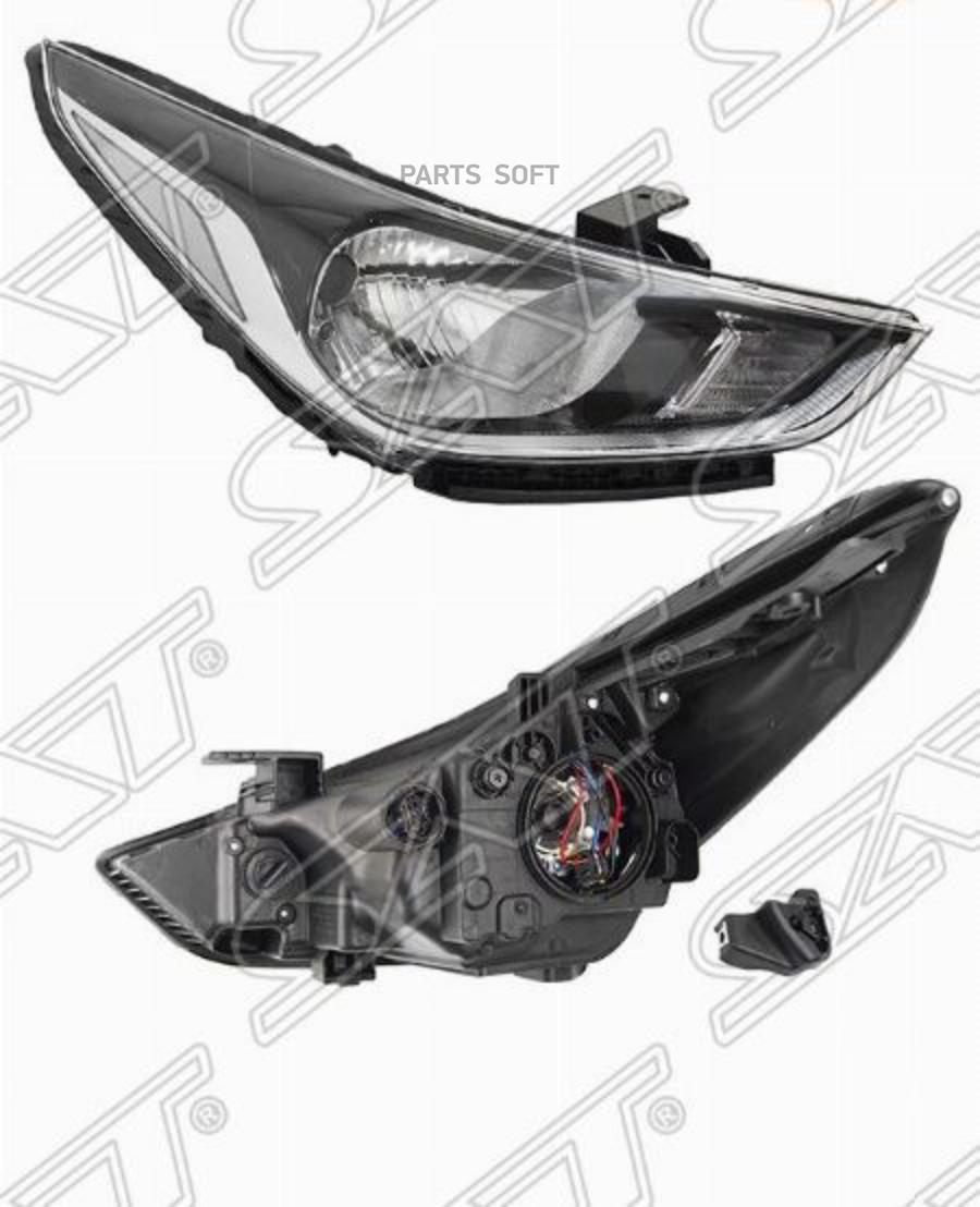 

Фара правая для Hyundai Solaris 17-20 / арт. ST22111S7R / бренд SAT / OEM 92102H5000
