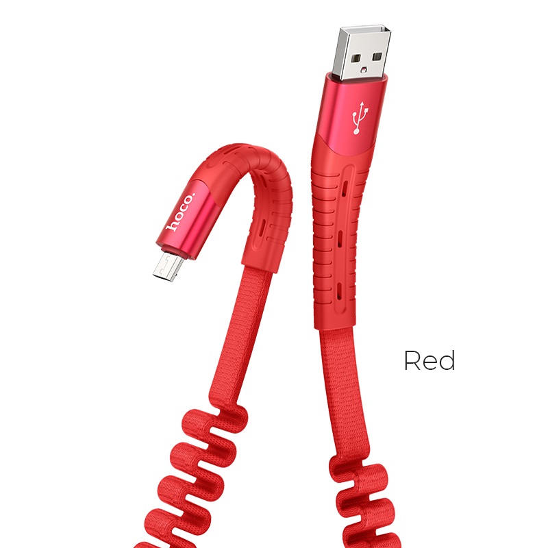 фото Кабель usb - usb hoco 1 м красный