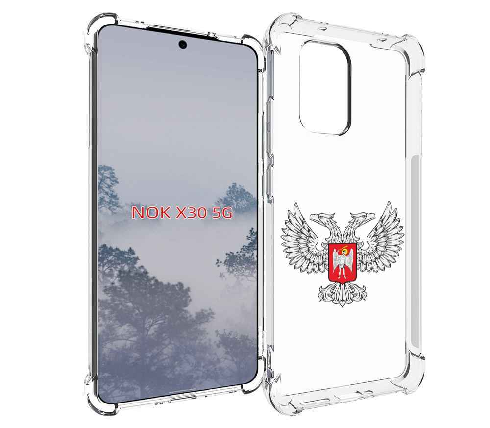 

Чехол MyPads герб-ДНР-донецкая-народная-республика для Nokia X30 5G, Tocco