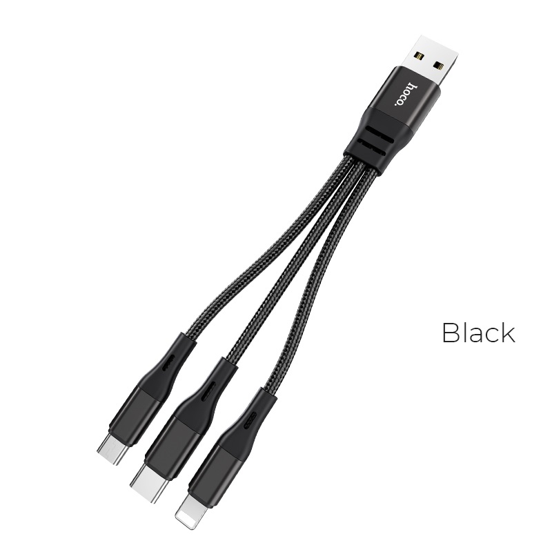 фото Кабель usb - usb hoco 1 м черный