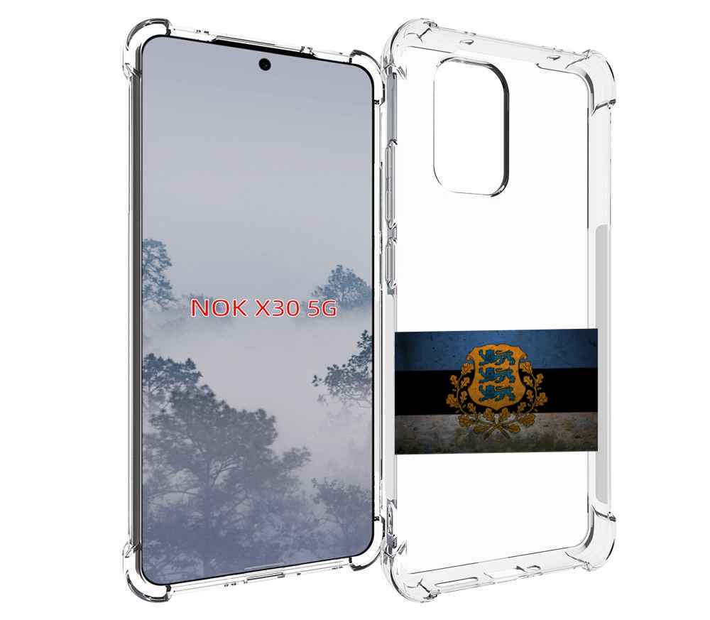 

Чехол MyPads герб флаг эстонии-1 для Nokia X30 5G, Tocco