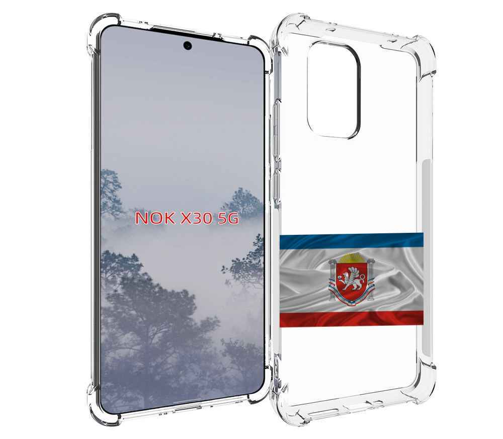 

Чехол MyPads герб флаг крыма-1 для Nokia X30 5G, Tocco