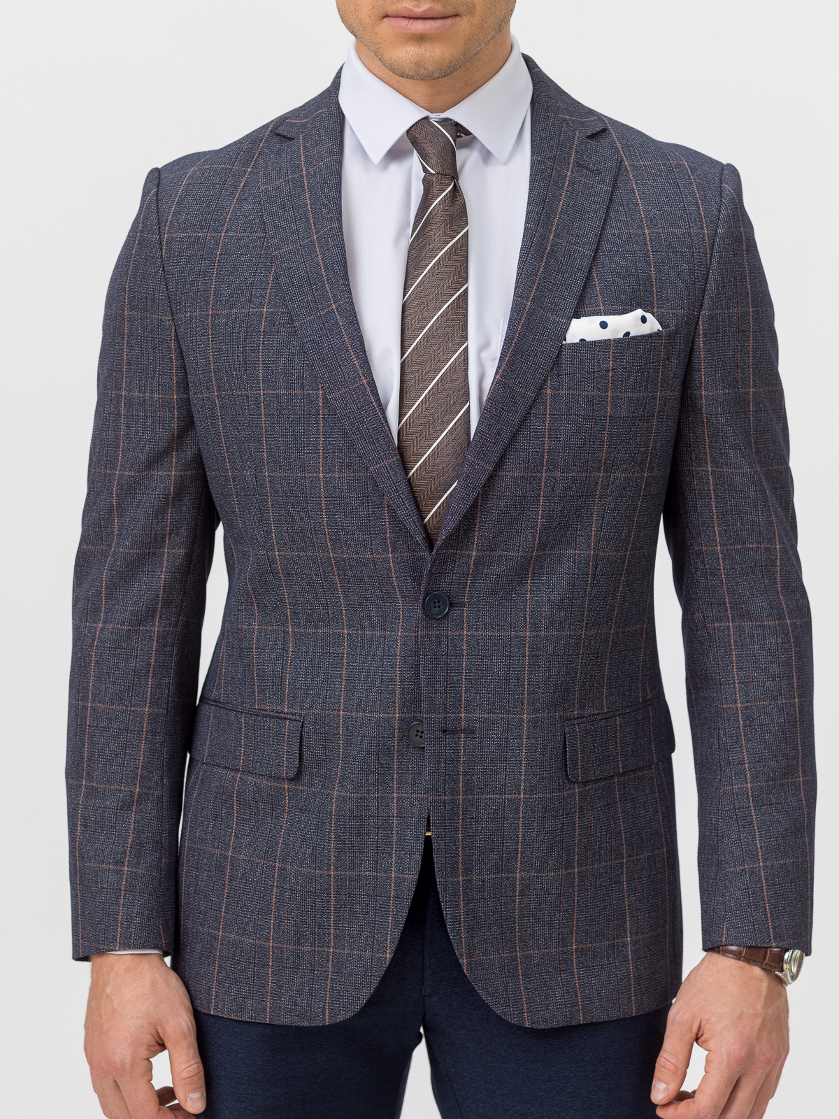 Пиджак мужской Marc De Cler VPs2190.14663 синий 50/176 RU