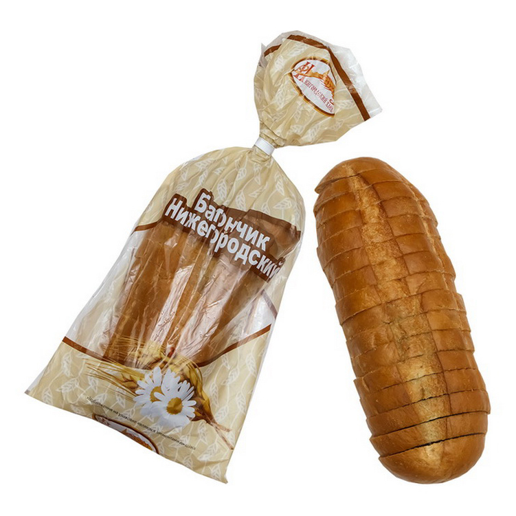 Батон Нижегородский Хлеб пшеничный в нарезке 200 г