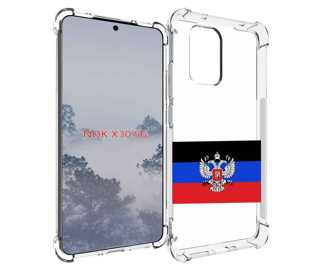 

Чехол MyPads герб флаг ДНР-1 для Nokia X30 5G, Tocco