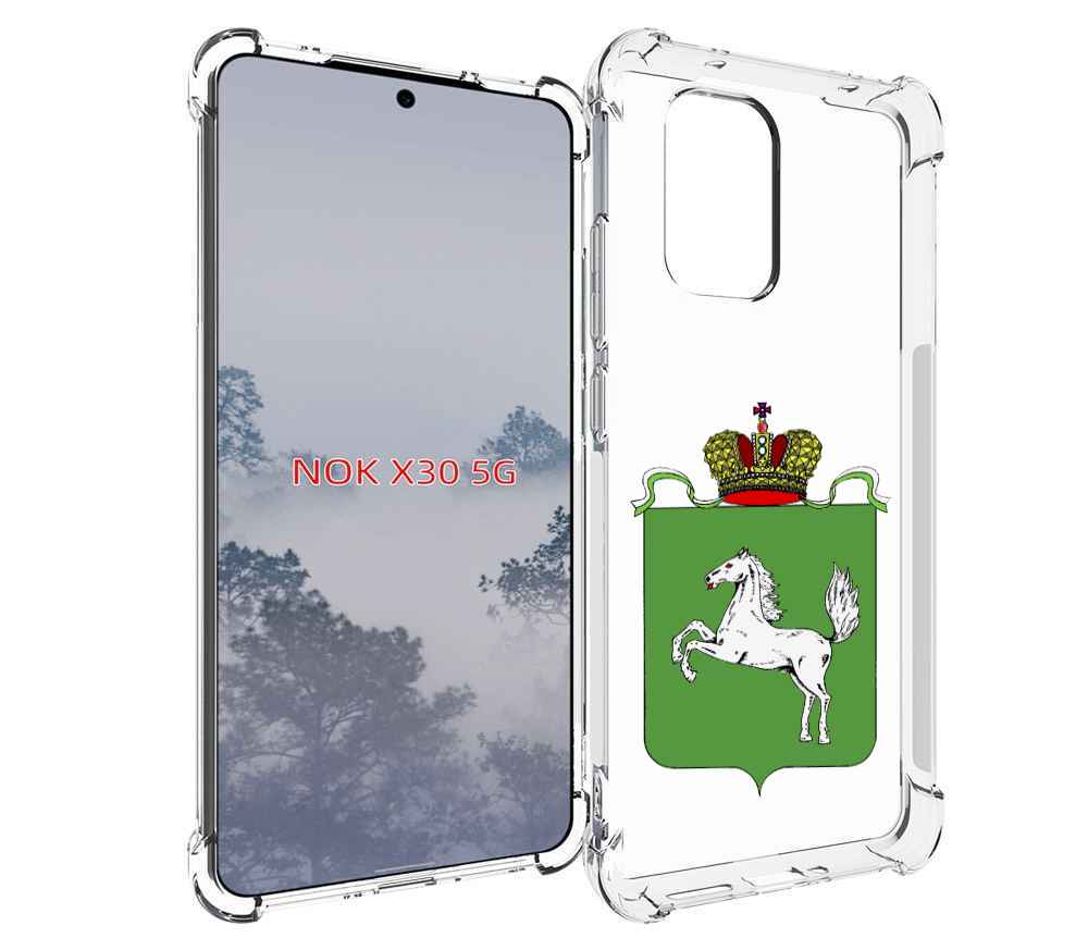 

Чехол MyPads герб томская область для Nokia X30 5G, Tocco