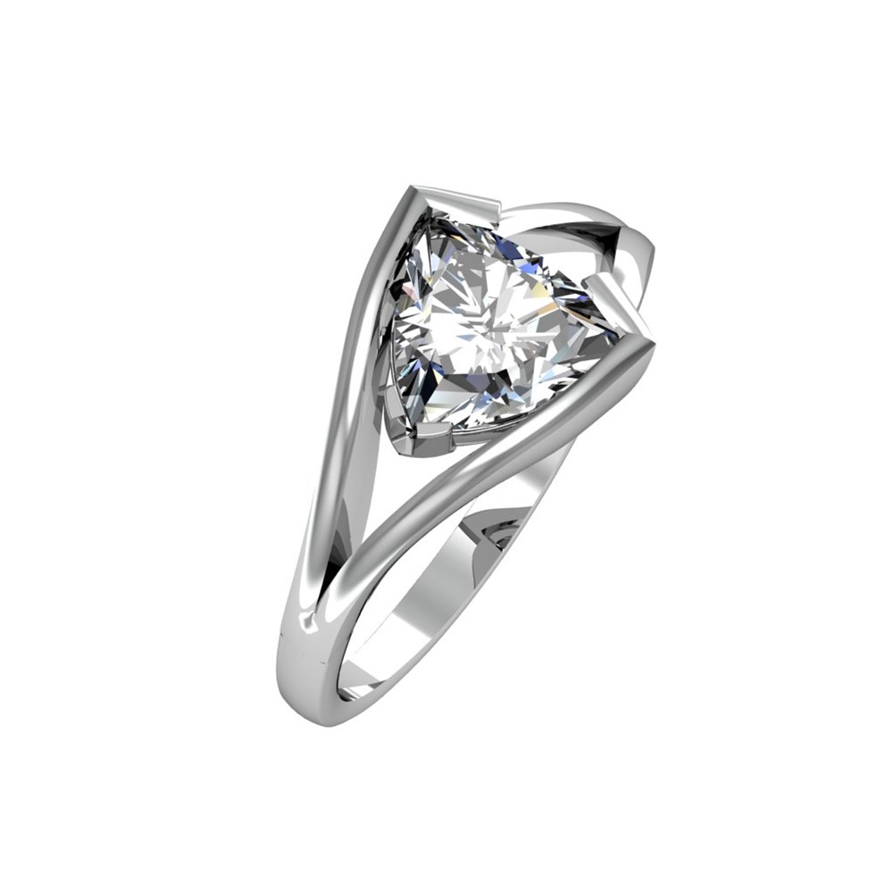 Кольцо из серебра р.16,5 ПРИВОЛЖСКИЙ ЮВЕЛИР 261787-FA11, фианит