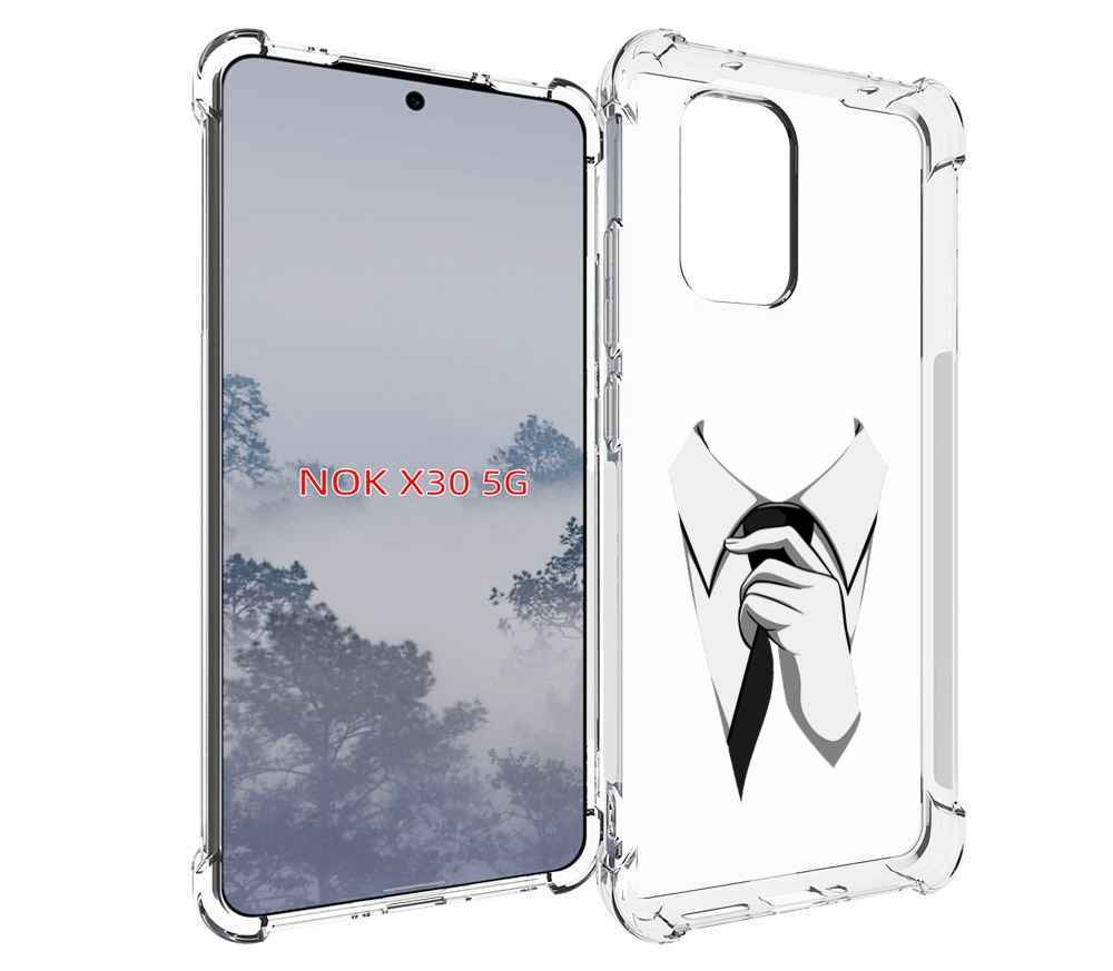 

Чехол MyPads галстук для Nokia X30 5G, Tocco