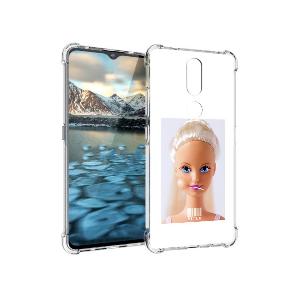 

Чехол MyPads Tocco для Nokia 2.4 барби (PT227049.107.226), Прозрачный, Tocco