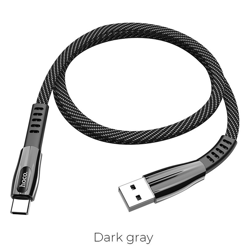 фото Кабель usb - usb hoco 1 м серый