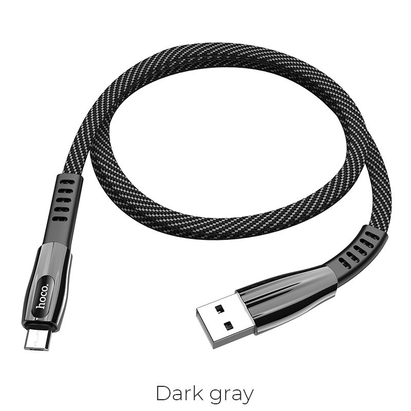 фото Кабель usb - usb hoco 1 м серый