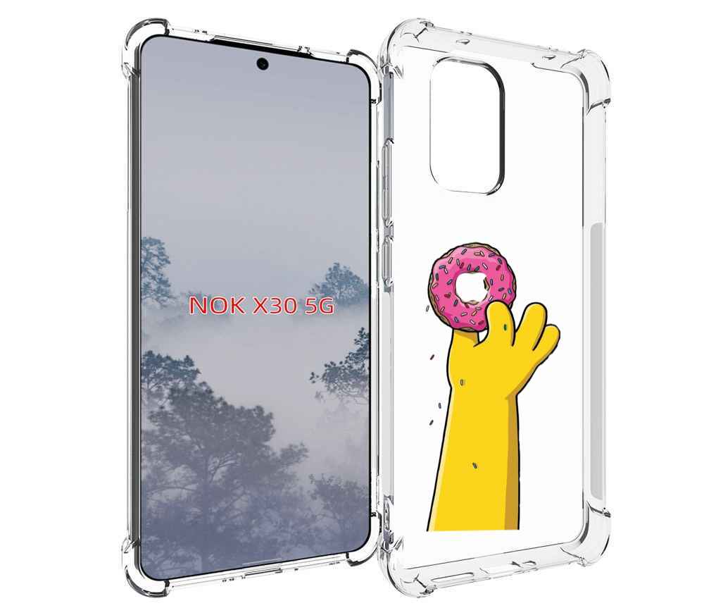 

Чехол MyPads вкусный-пончик для Nokia X30 5G, Tocco