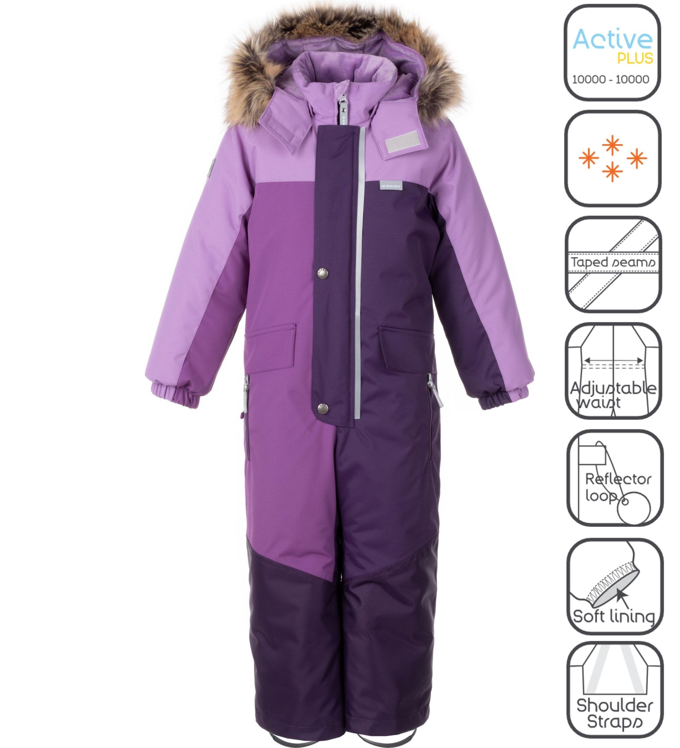 

Комбинезон детский KERRY K23427, фиолетовый, сиреневый, 104, K23427