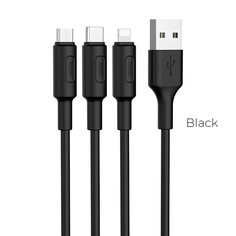 

Кабель usb - usb Hoco 1 м черный