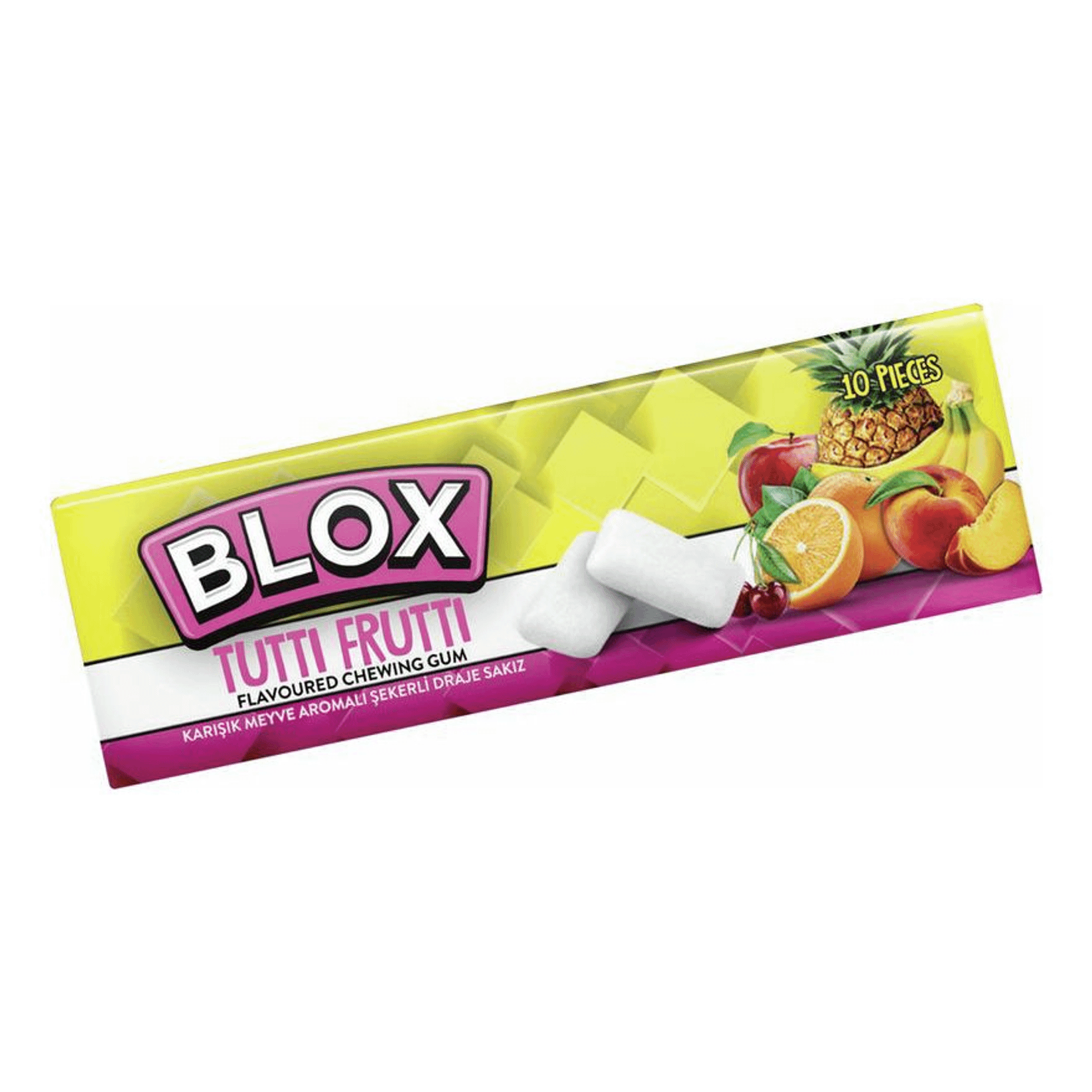 

Жевательная резинка Blox Tutti Frutti 13,5 г