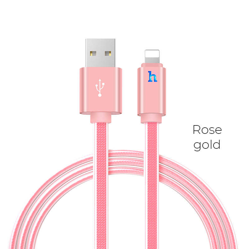 Кабель usb - usb Hoco 1 м золотистый