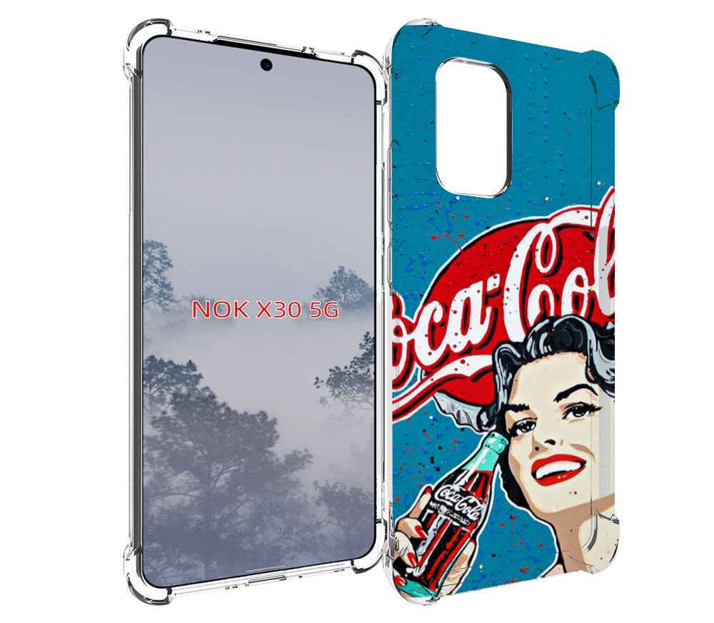 

Чехол MyPads вкусная кола картинка для Nokia X30 5G, Tocco