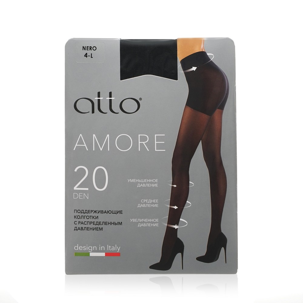 Колготки женские Atto Amore черные 4 размер
