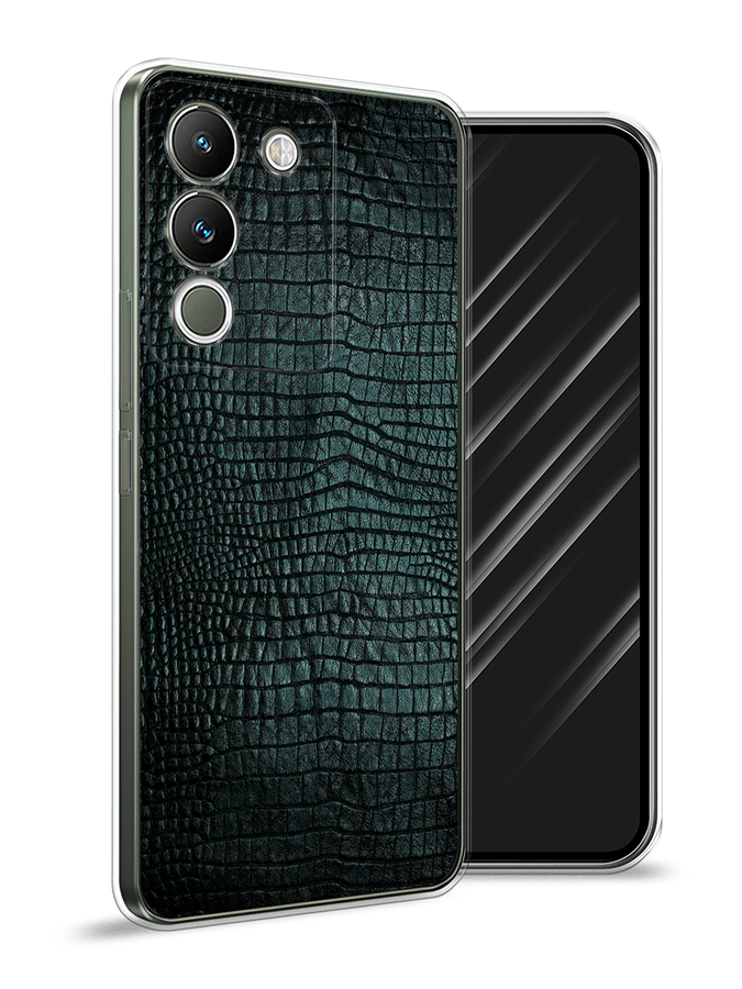 

Чехол Awog на Vivo V29e 5G "Черная змея", Черный;серый;голубой, 269650-1
