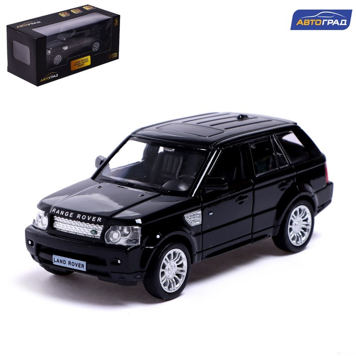 Машина металлическая Автоград LAND ROVER RANGE ROVER SPORT,1:32, откр. двери, чёрный