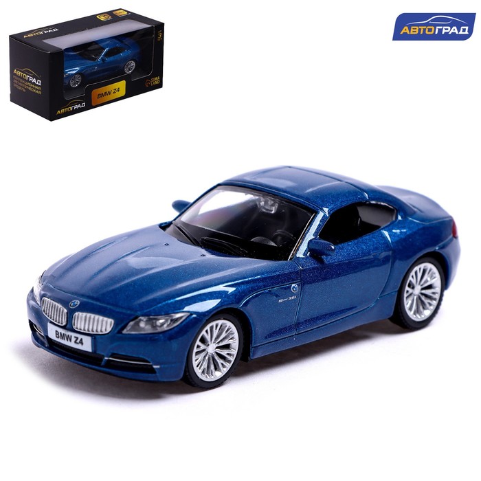 Машина металлическая Автоград BMW Z4, 1:43, синий 4845377