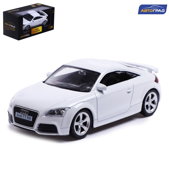 Машина металлическая Автоград AUDI TT COUPE, 1:43, белый 4843866 машина пламенный мотор металлическая 1 43 audi q7 белый 870295