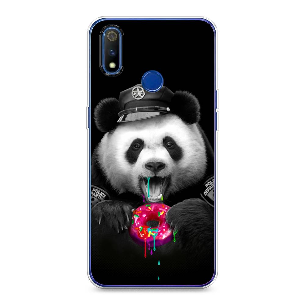 

Чехол Awog на Realme 3 Pro "Панда police", Разноцветный, 251250-2